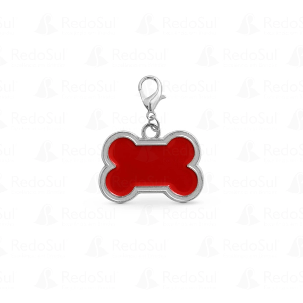 Chaveiro personalizado em formato de osso